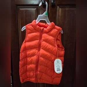 Bright Orange Puffer Vest